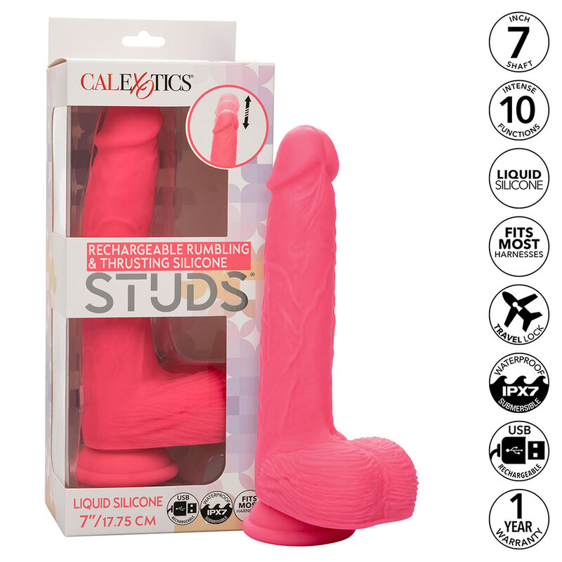 Реалистичен вибратор CalExotics Studs с 10 функции