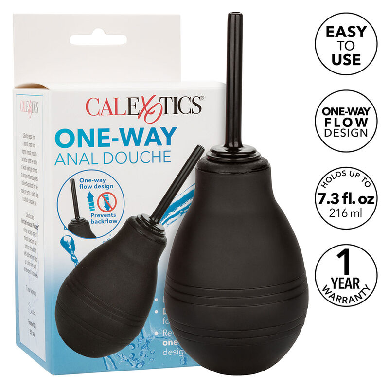 CalExotics One Way анален душ, черен