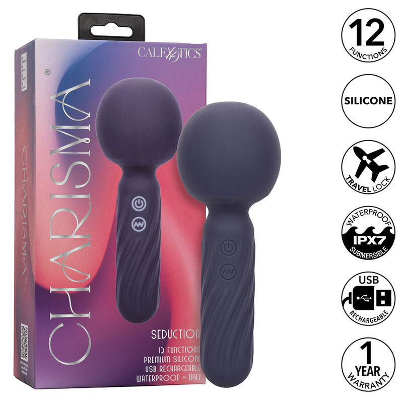 Вибратор тип пръчка CalExotics Charisma Seduction, лилав