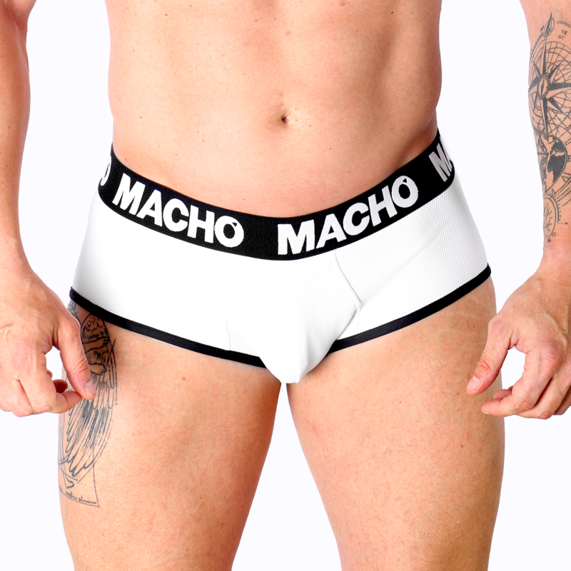 Дишащи мъжки слипове с уголемяваща предна част от ликра MACHO UNDERWEAR