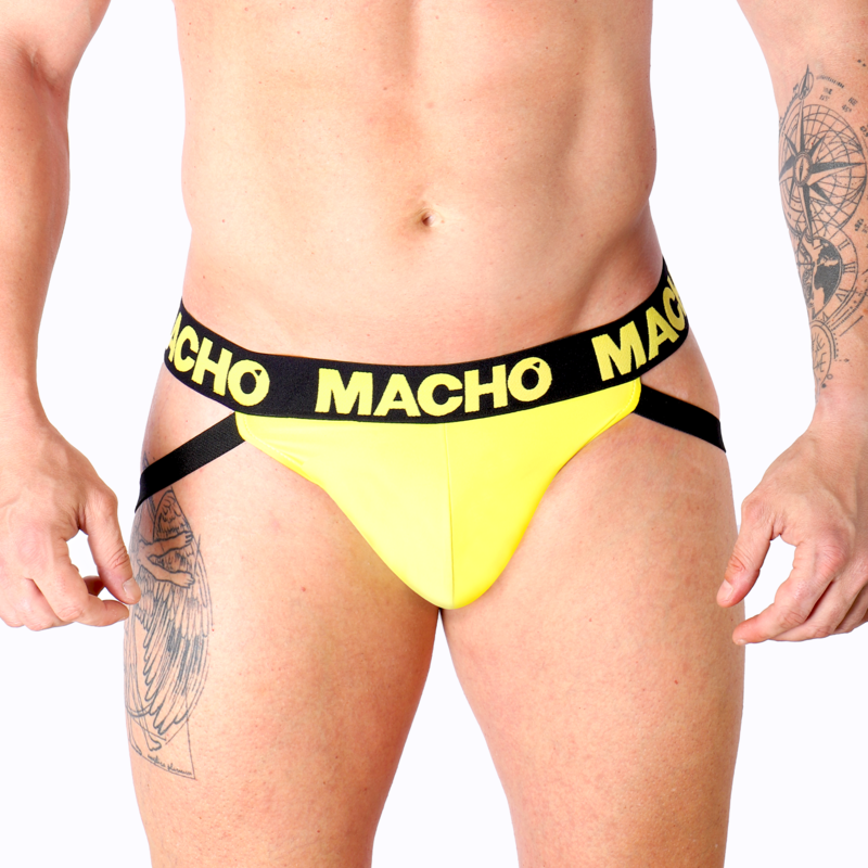 MACHO MX25A джокстрап от ликра, жълт