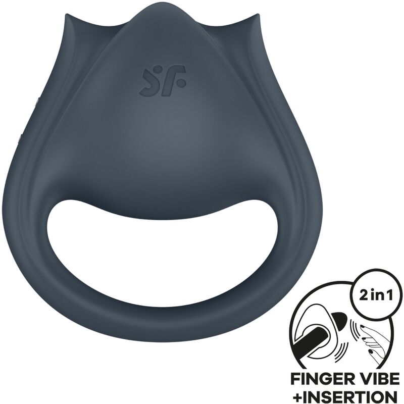 Satisfyer Perfect Pair 2 вибриращ пръстен със стимулатор за пръсти