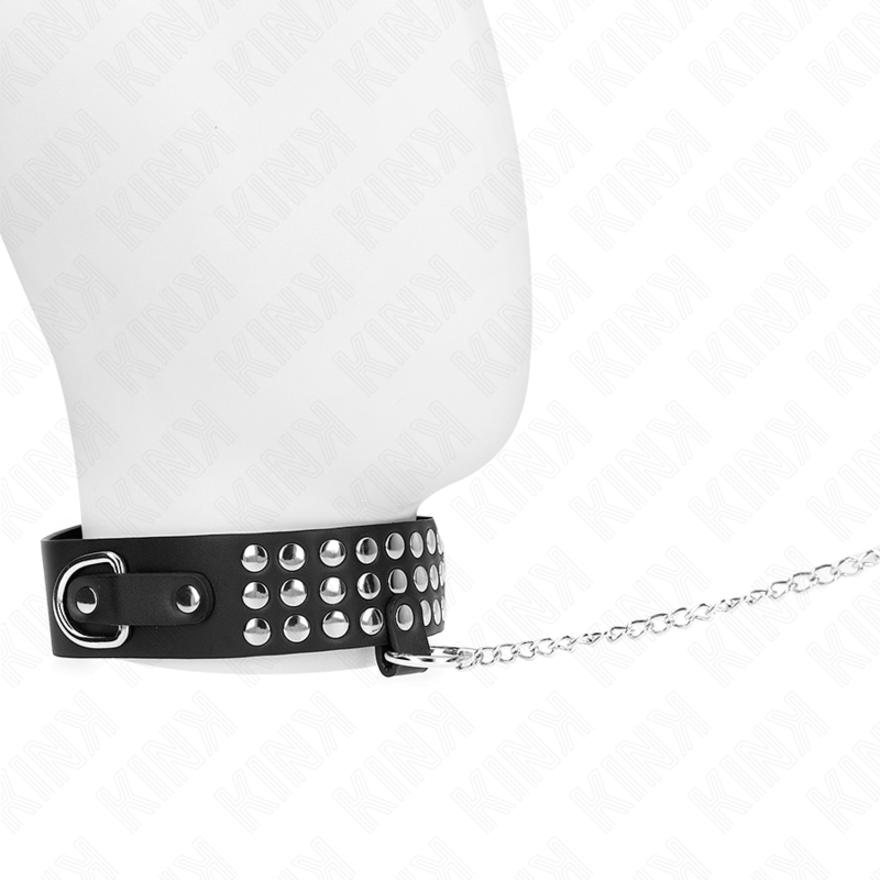 Лъскава BDSM яка KINK с повод
