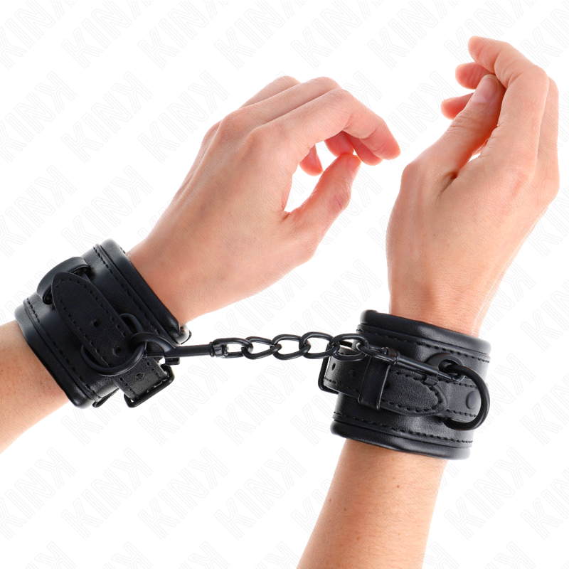 KINK белезници за китки, черни, регулируеми