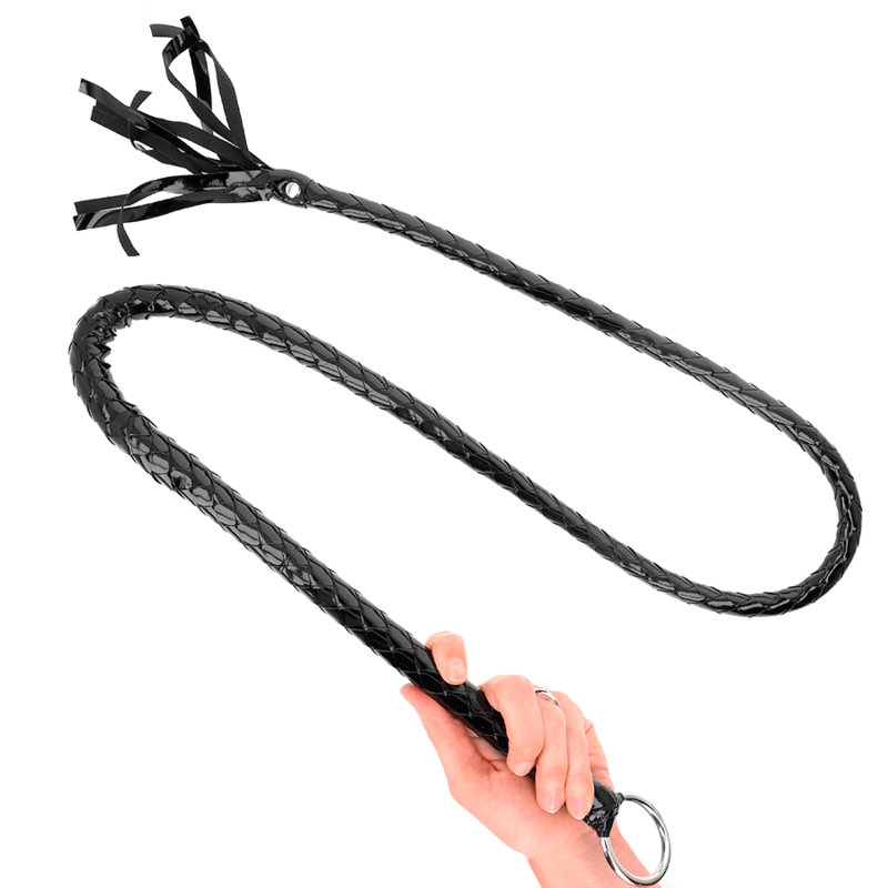 Блестящ камшик KINK от PVC, 138 cm