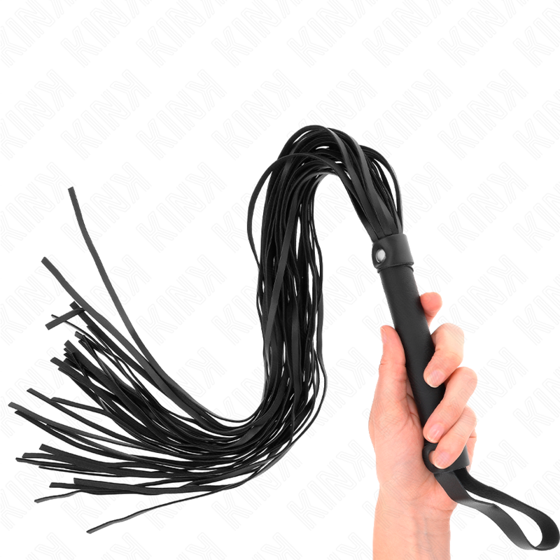 Плетка KINK от изкуствена овча кожа, 60 cm