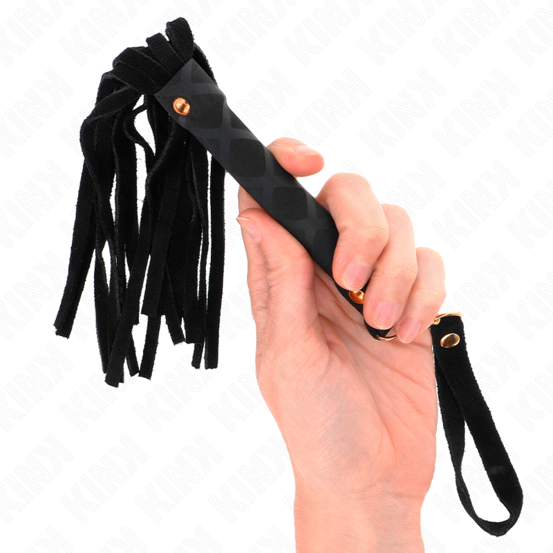 Мини камшик KINK Black Suede, 30 см