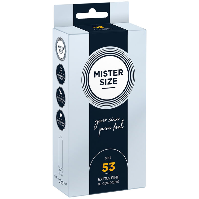 Презервативи MISTER SIZE M, 53 мм, 10 броя