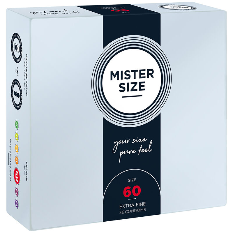 Презервативи MISTER SIZE, голяма опаковка, 60 mm, 36 броя