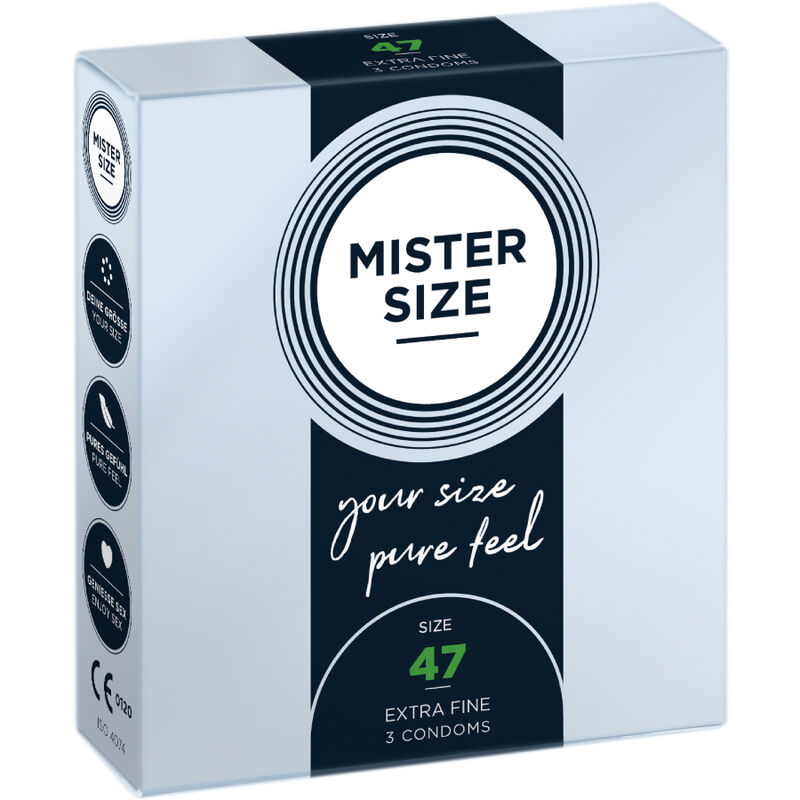 Презервативи MISTER SIZE XS, 47 mm, 3 броя