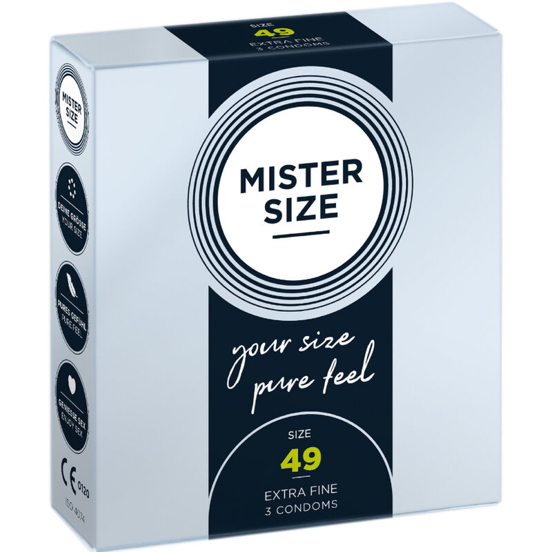 Презервативи MISTER SIZE S, 49 mm, 3 броя