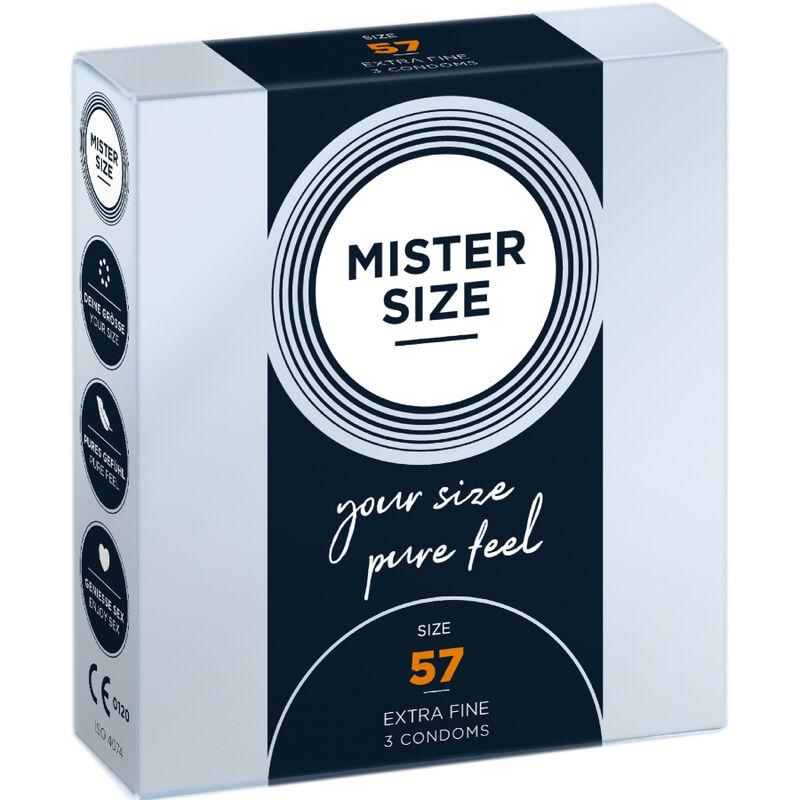 Презервативи MISTER SIZE L, 57 мм, 3 броя