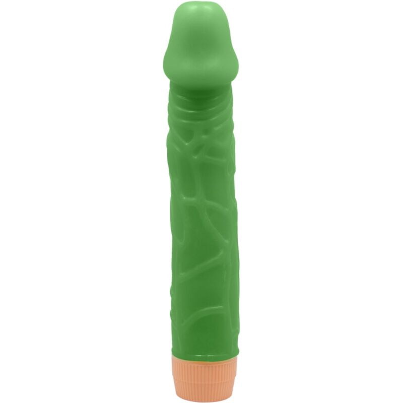 Реалистичен вибратор BAILE Bill, 22,5 cm, зелен