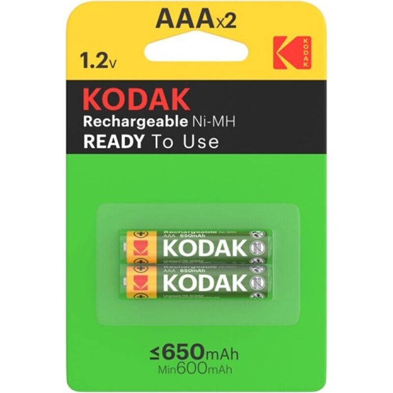 Акумулаторни батерии AAA 650 mAh, презареждаеми, без ефект на паметта, за дистанционно управление KODAK