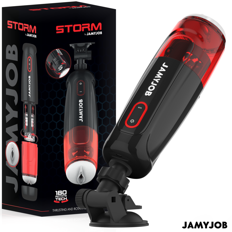 JAMYJOB STORM автоматичен мастурбатор с въртене и тласкащи движения