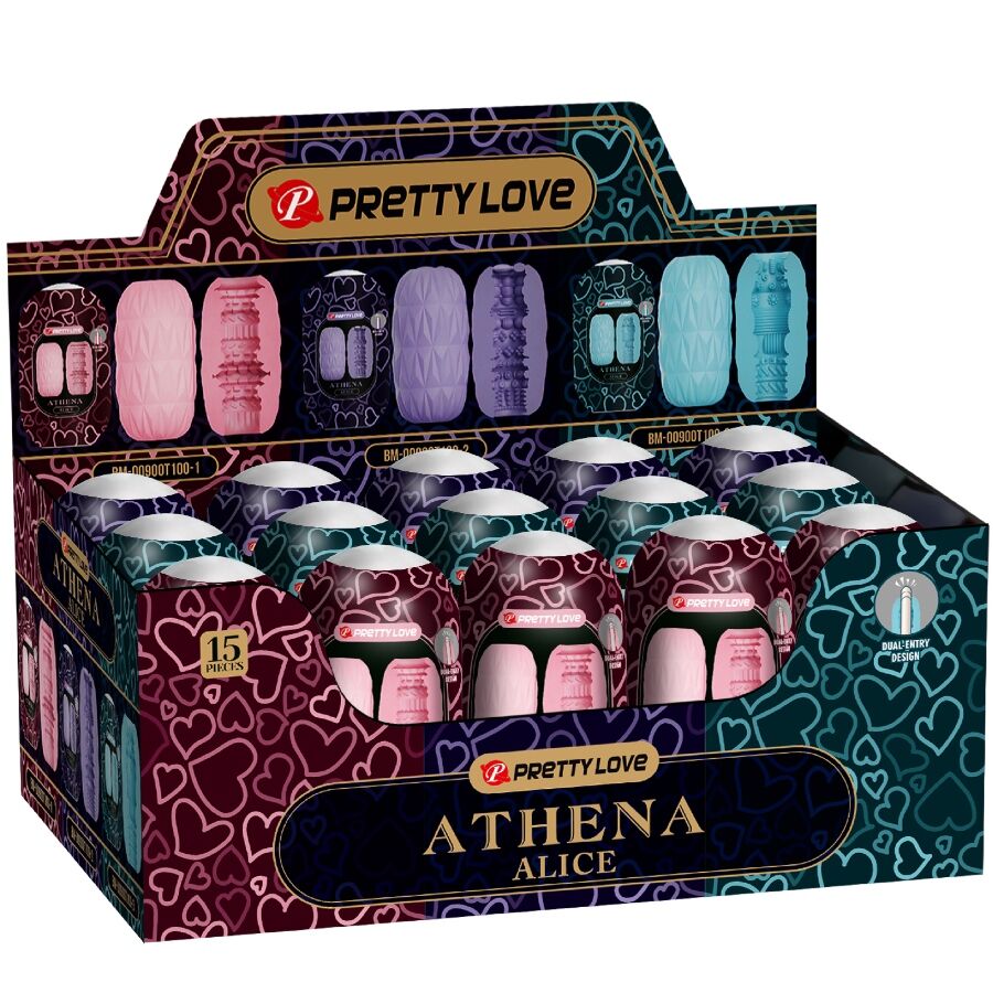 Мастурбатор Pretty Love Athena Eistroke с три тунела