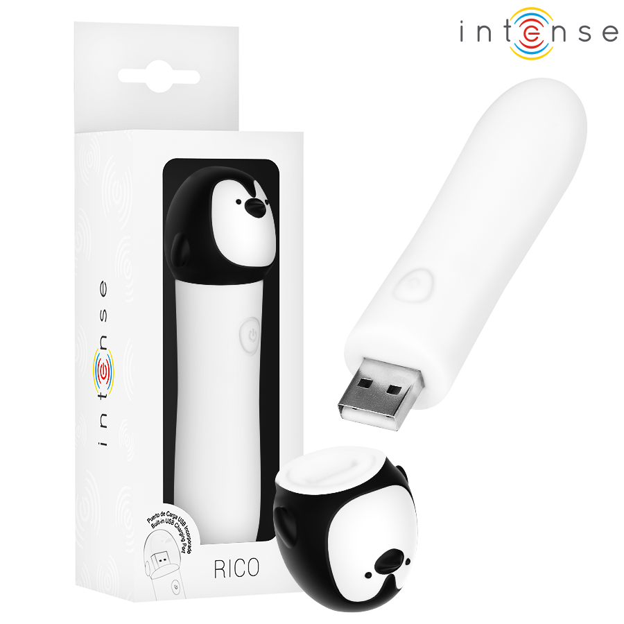 Мини вибратор пингвин INTENSE RICO