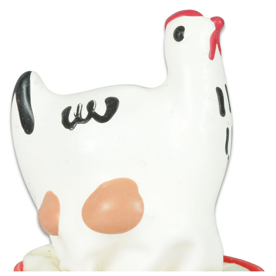 CONDOMERIE Chicken White, ръчно рисуван еротичен подарък