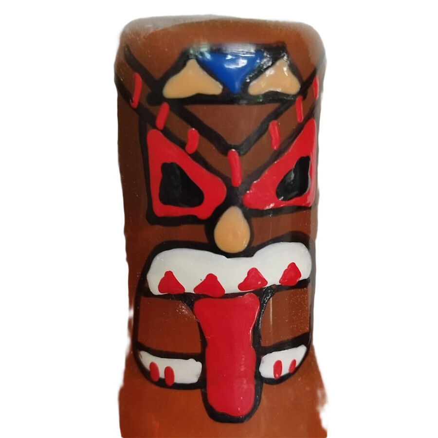 CONDOMERIE Tiki Totem 01, ръчно рисуван новелти презерватив