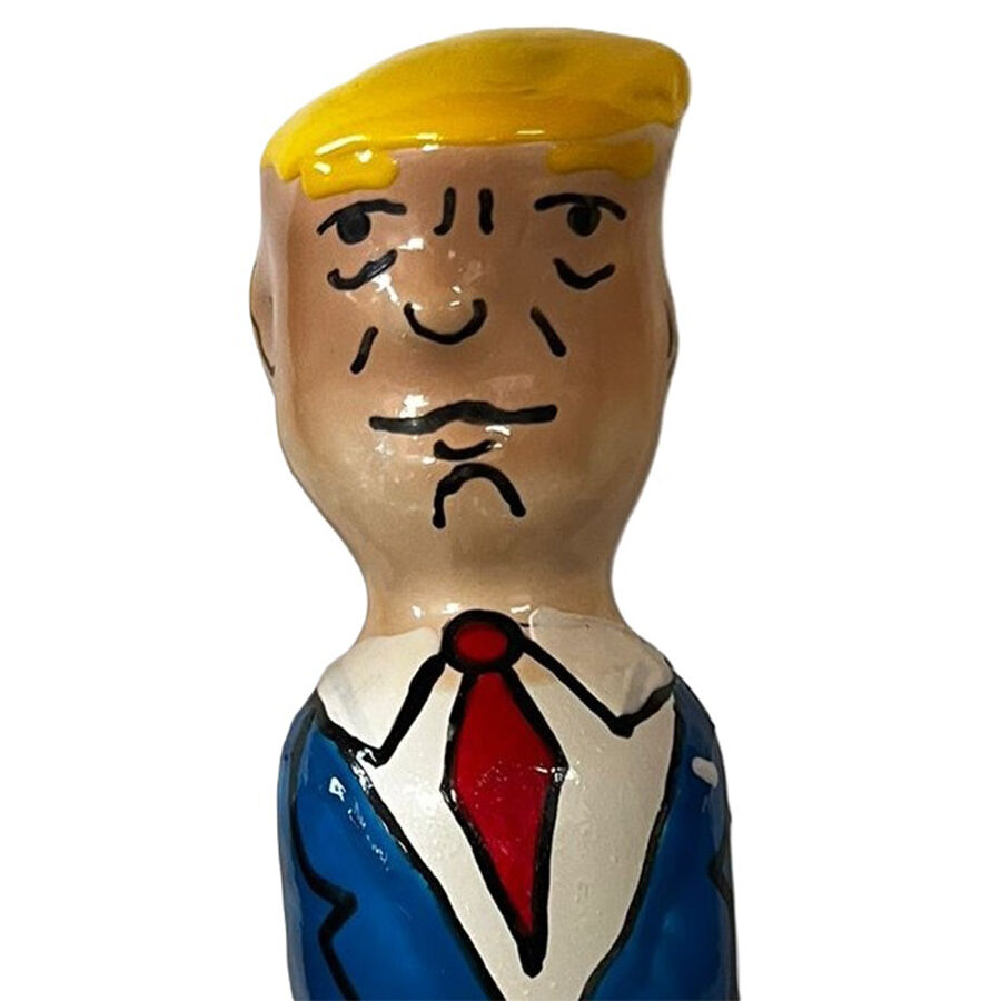 CONDOMERIE Grumpy Trump, ръчно рисуван декоративен презерватив с оригинален дизайн