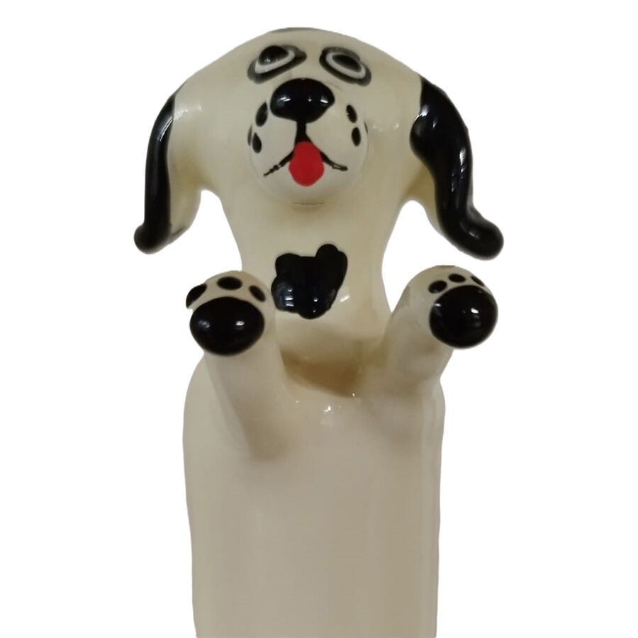 CONDOMERIE Happy White Dog XL, забавен еротичен подарък