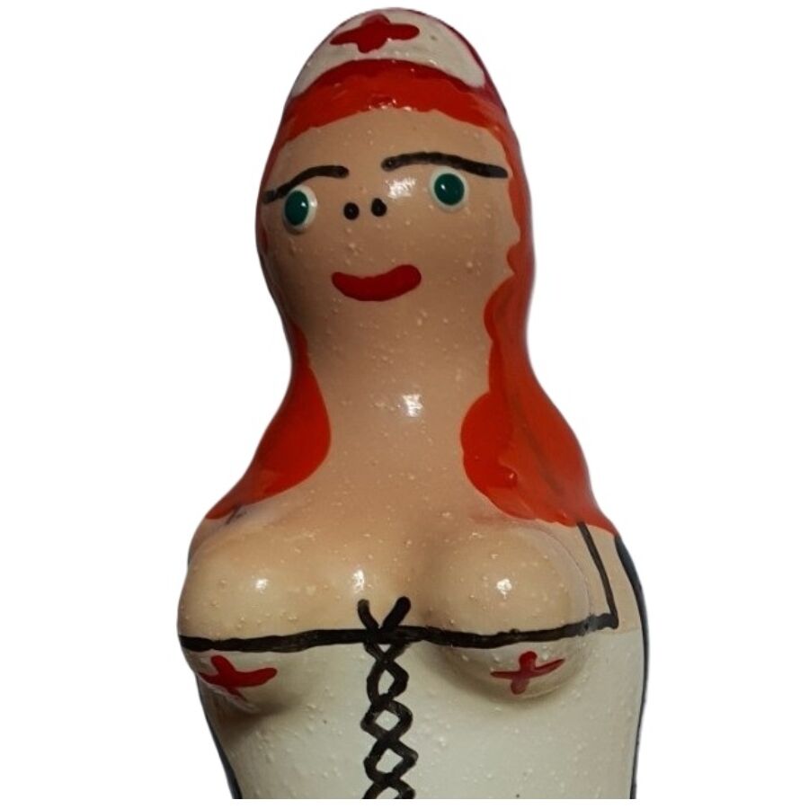 CONDOMERIE Nurse Redhead, ръчно рисуван еротичен подарък