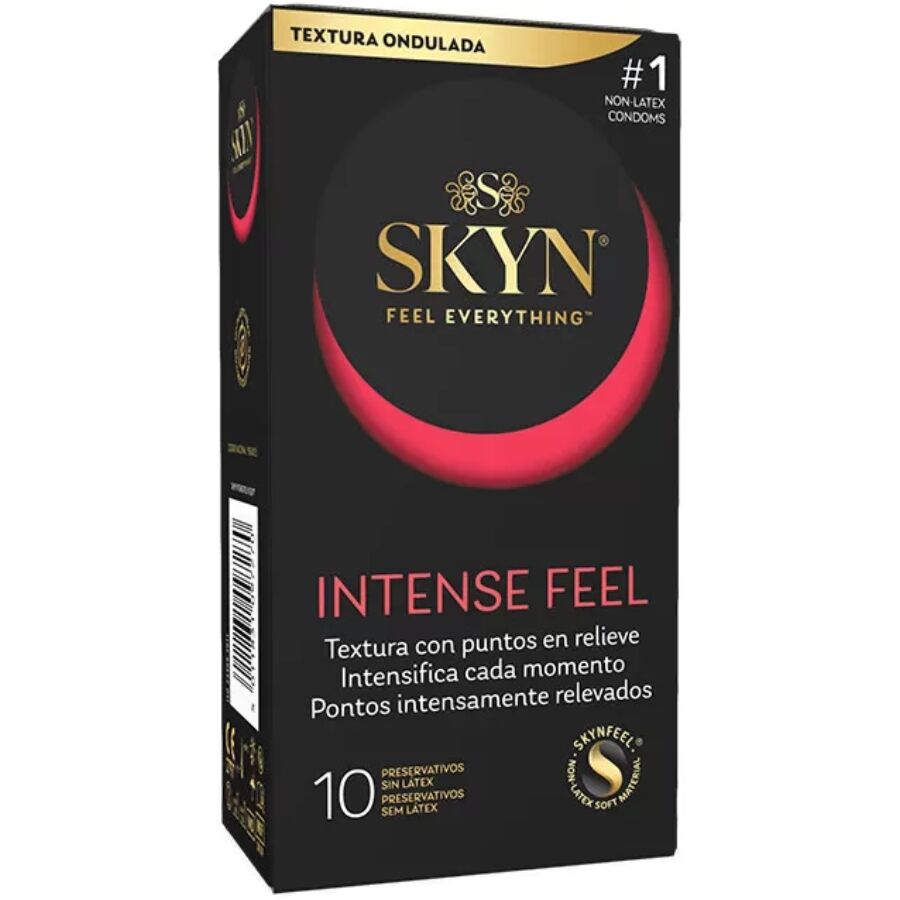 SKYN Intense Feel презервативи без латекс с релеф, 10 броя