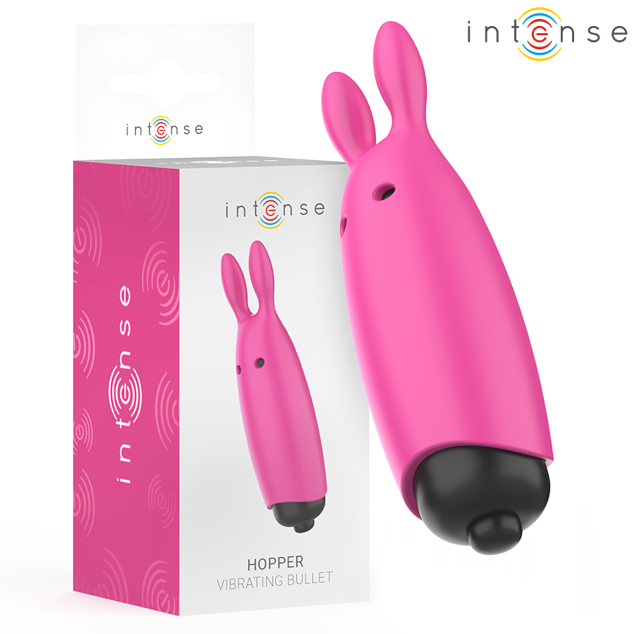 INTENSE Hopper мини вибратор, розов, 8,3 cm