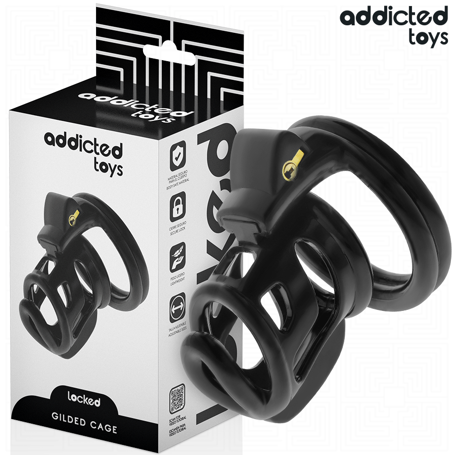 ADDICTED TOYS LOCKED Gilden Cage клетка за пенис