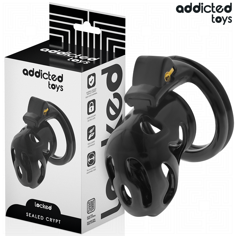 ADDICTED TOYS LOCKED Sealed Crypt клетка за пенис, 8 см