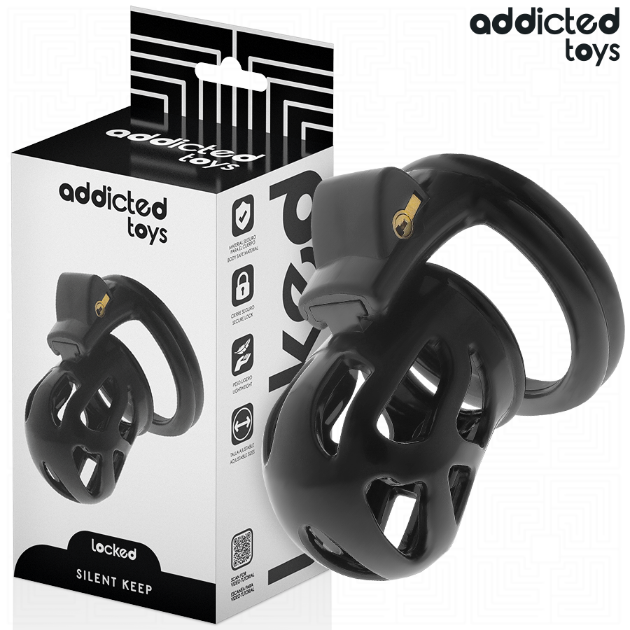 ADDICTED TOYS LOCKED Silent Keep колан за целомъдрие