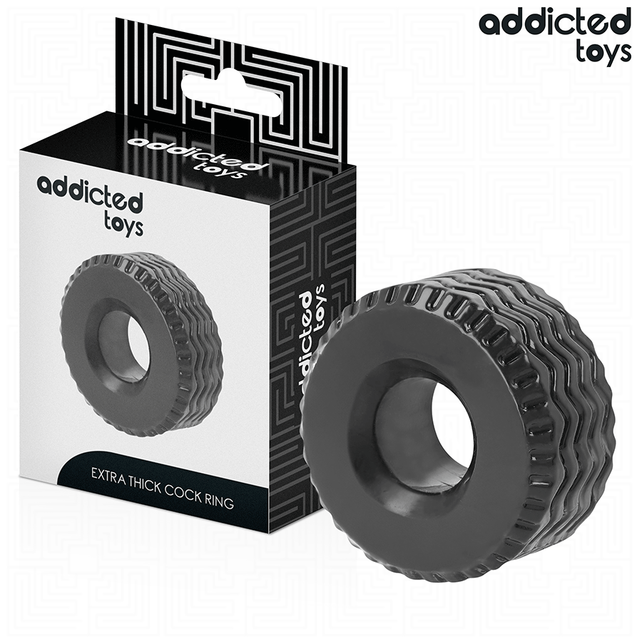 ADDICTED TOYS Extra Thick широк пенис пръстен без вибрации