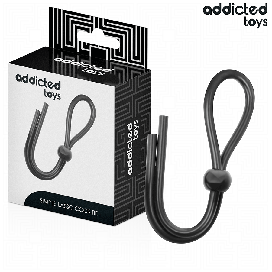 ADDICTED TOYS пенис пръстен без вибрации с регулируема единична примка