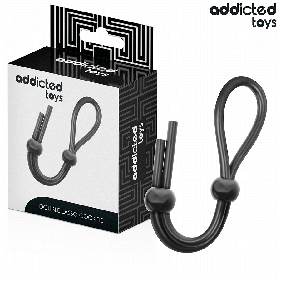 ADDICTED TOYS пенис пръстен без вибрации с двойна регулируема примка