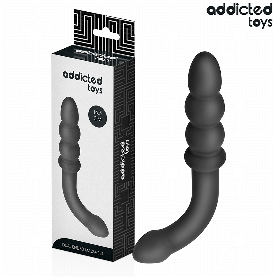 ADDICTED TOYS двустранен анален масажор от силикон