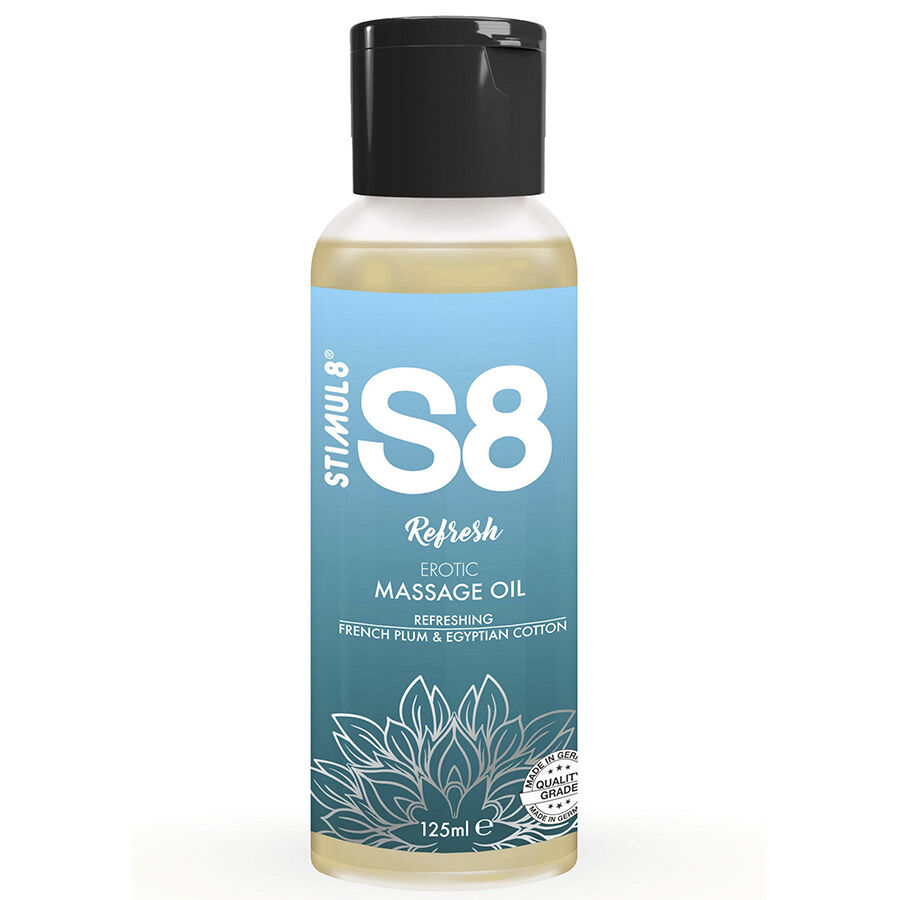 STIMUL8 S8 Refresh Cotton масажно олио, 125 ml