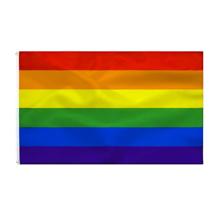 Знаме PRIDE с цветовете на дъгата, 90 × 150 cm