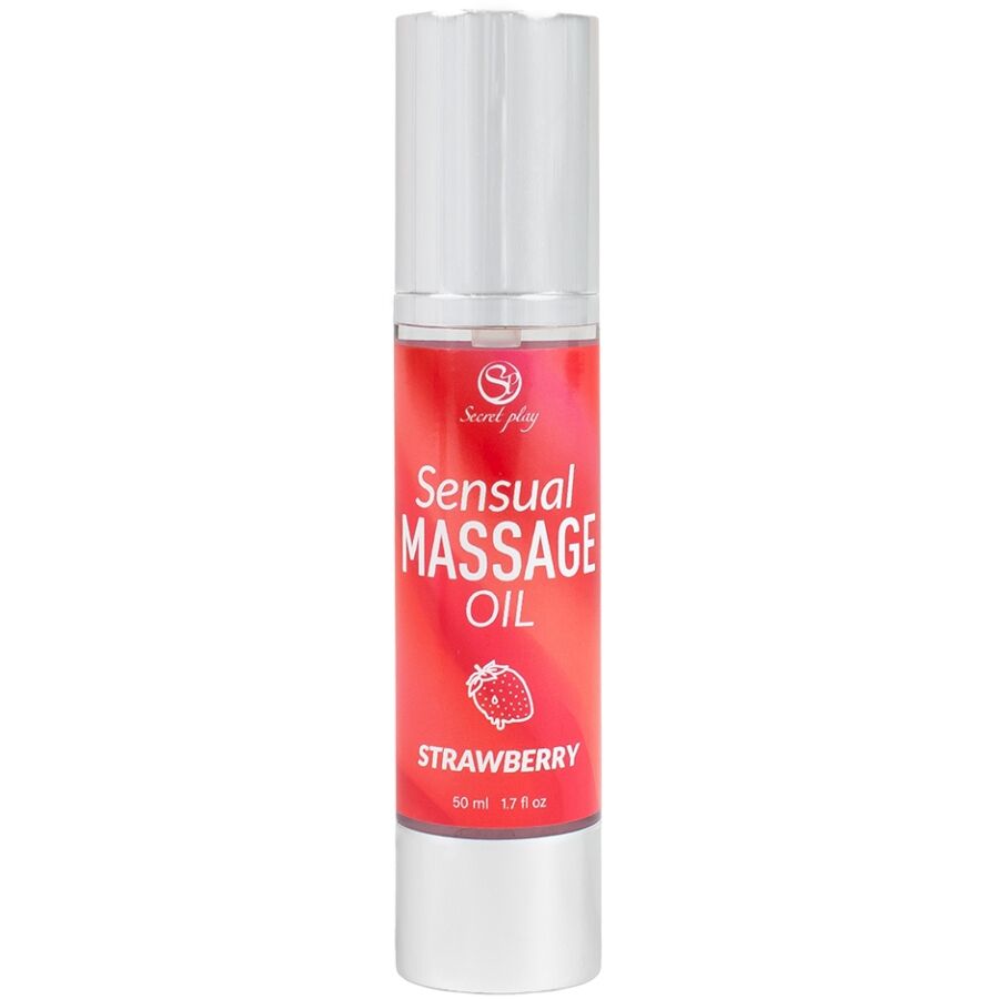 SECRETPLAY масажно олио с аромат на ягода, 50 ml