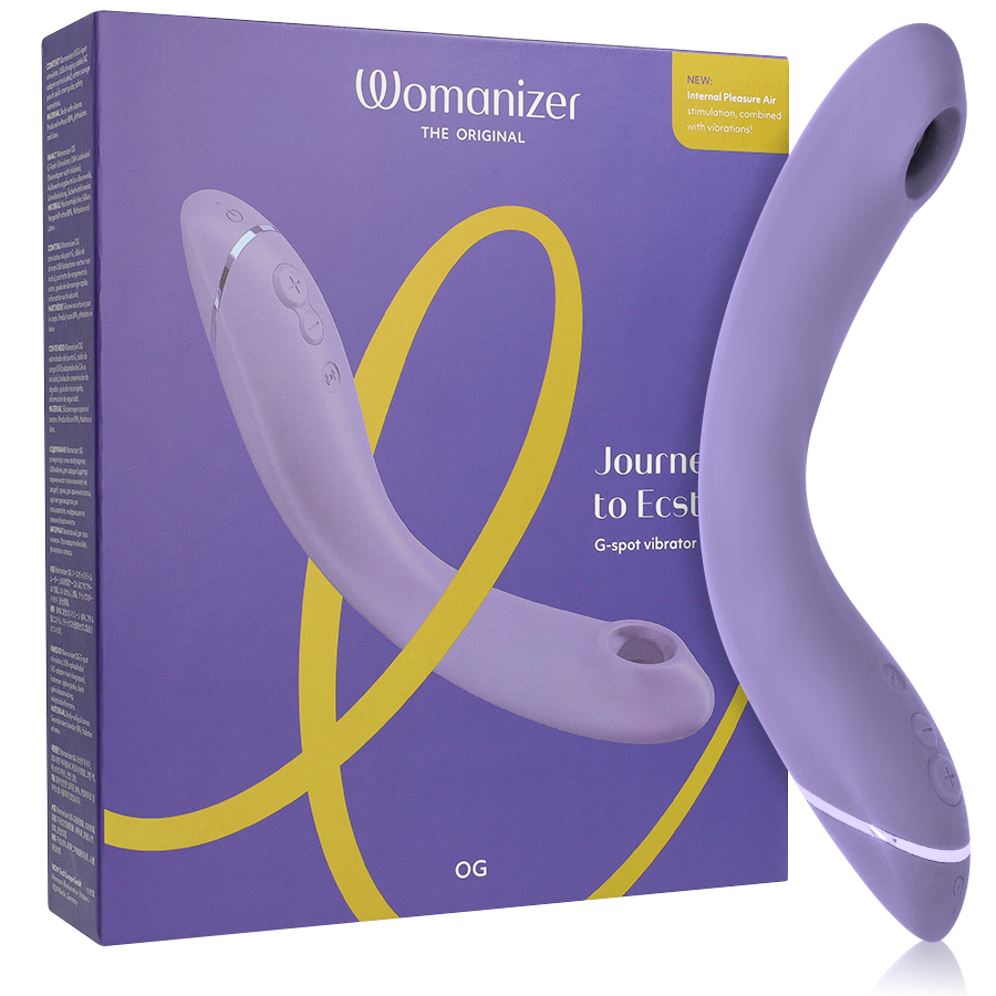 Womanizer OG вибратор за G точка с пулсации под налягане, лилав
