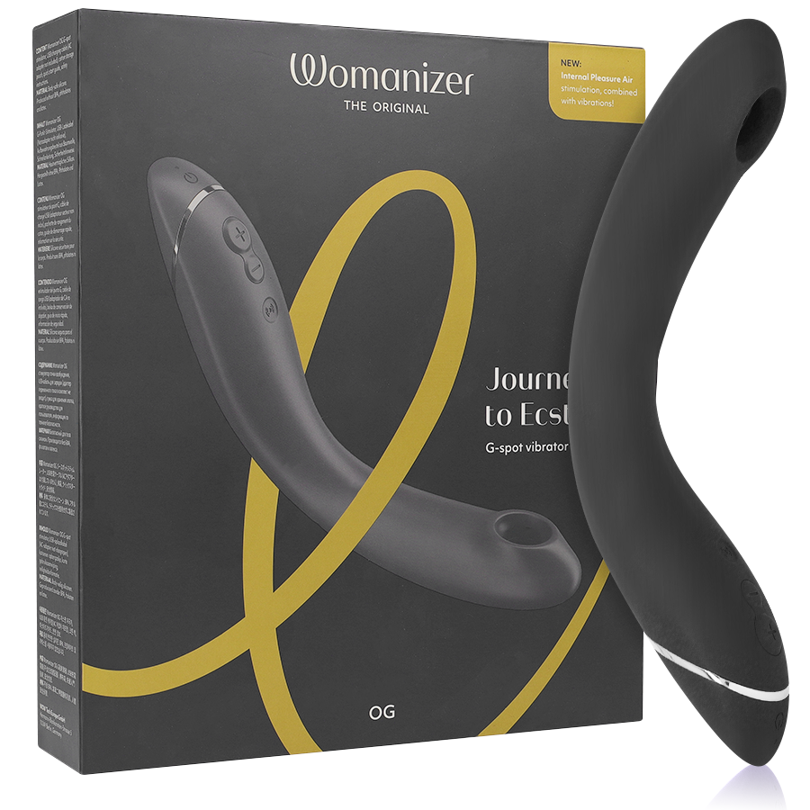 Womanizer OG вибратор за G точка с въздушни вълни Slate