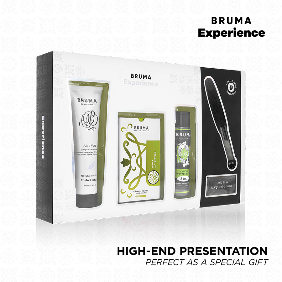 Масажен подаръчен комплект BRUMA Sweet Temptation с тема диня