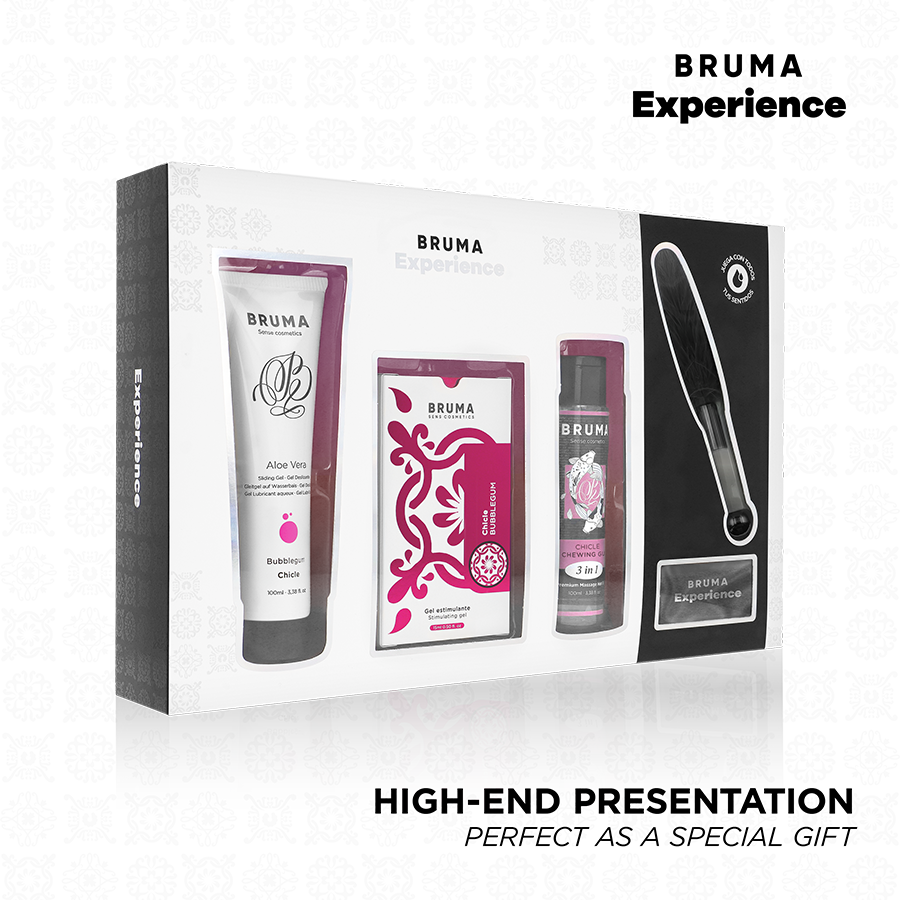BRUMA XPERIENCE Sweet Gum Temptation подаръчен комплект за масаж