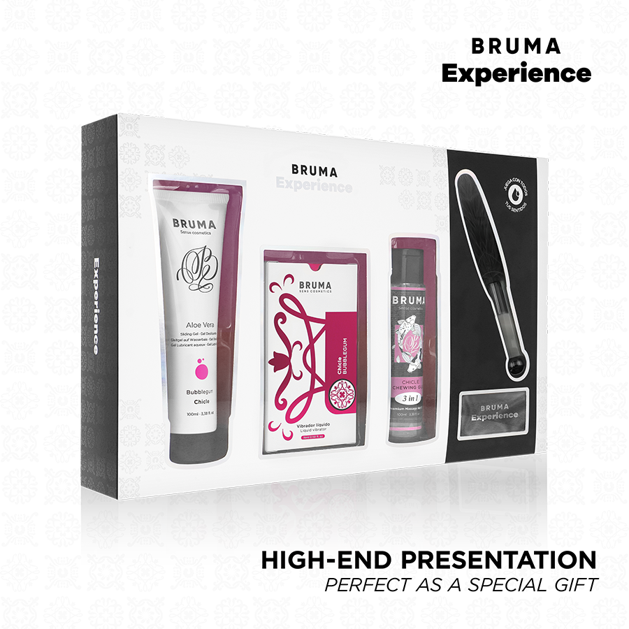 Подаръчен комплект за масаж BRUMA XPERIENCE Sweet Gum Temptation