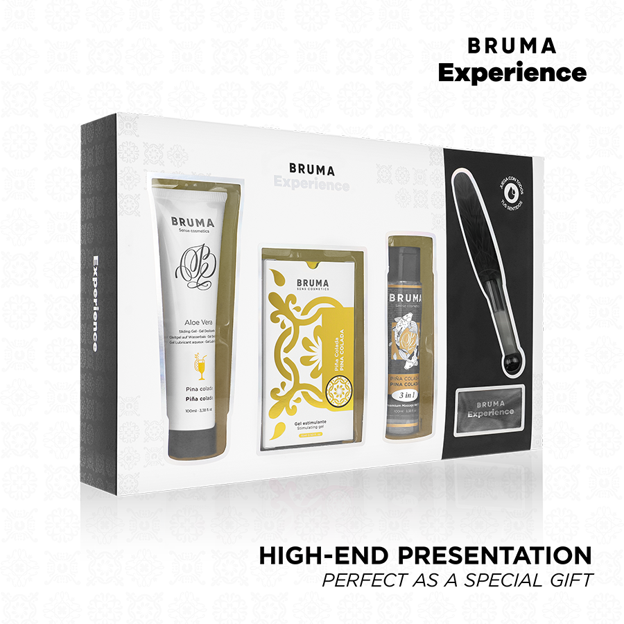 BRUMA XPERIENCE подаръчен комплект за масаж Sweet Piña Colada