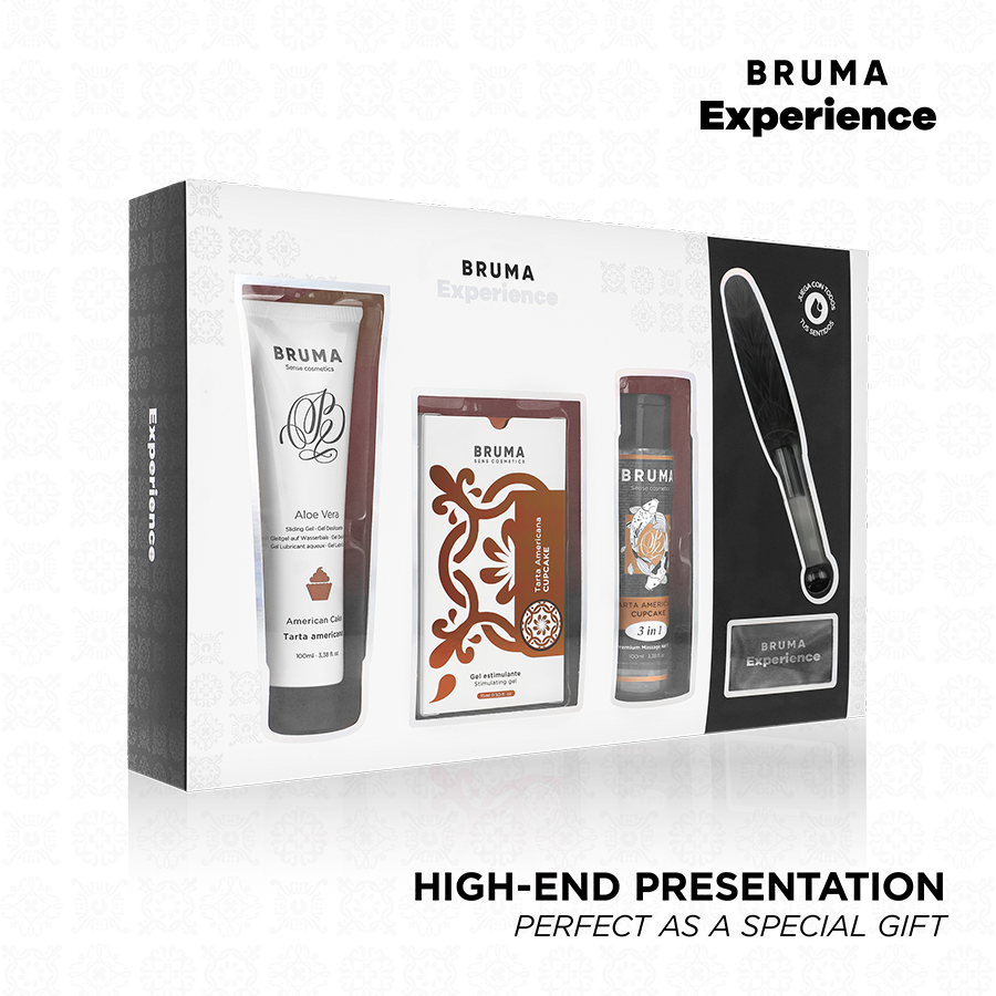 Подаръчен комплект за масаж BRUMA XPERIENCE Sweet American Tart