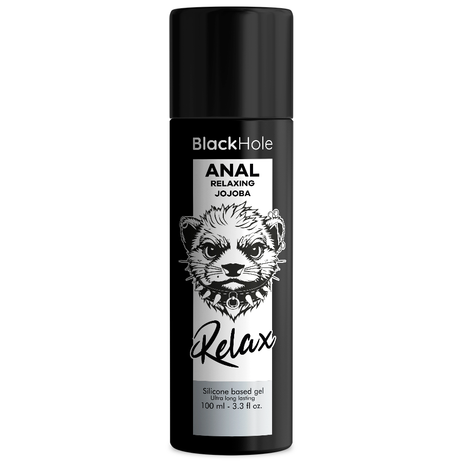 BLACK HOLE Anal Relaxing силиконов лубрикант с жожоба, 100 ml