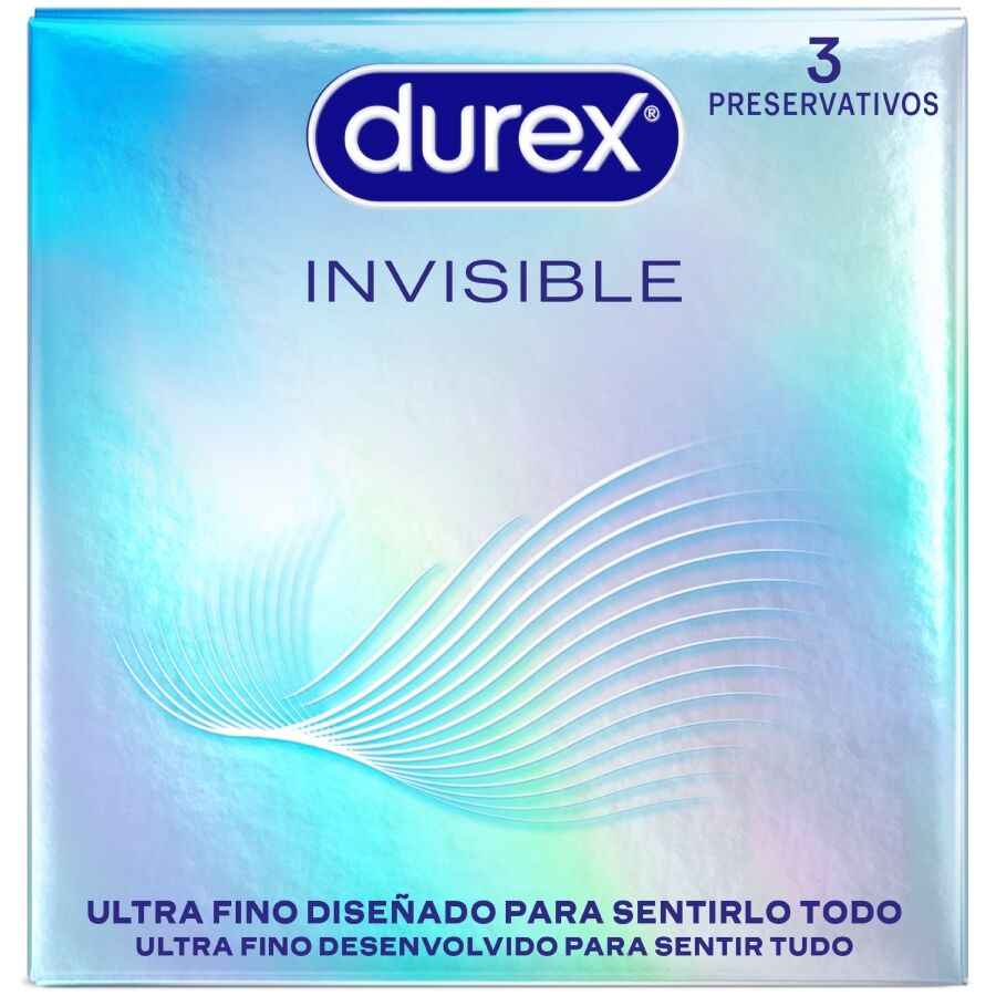 Тънки презервативи Durex Invisible, 3 броя