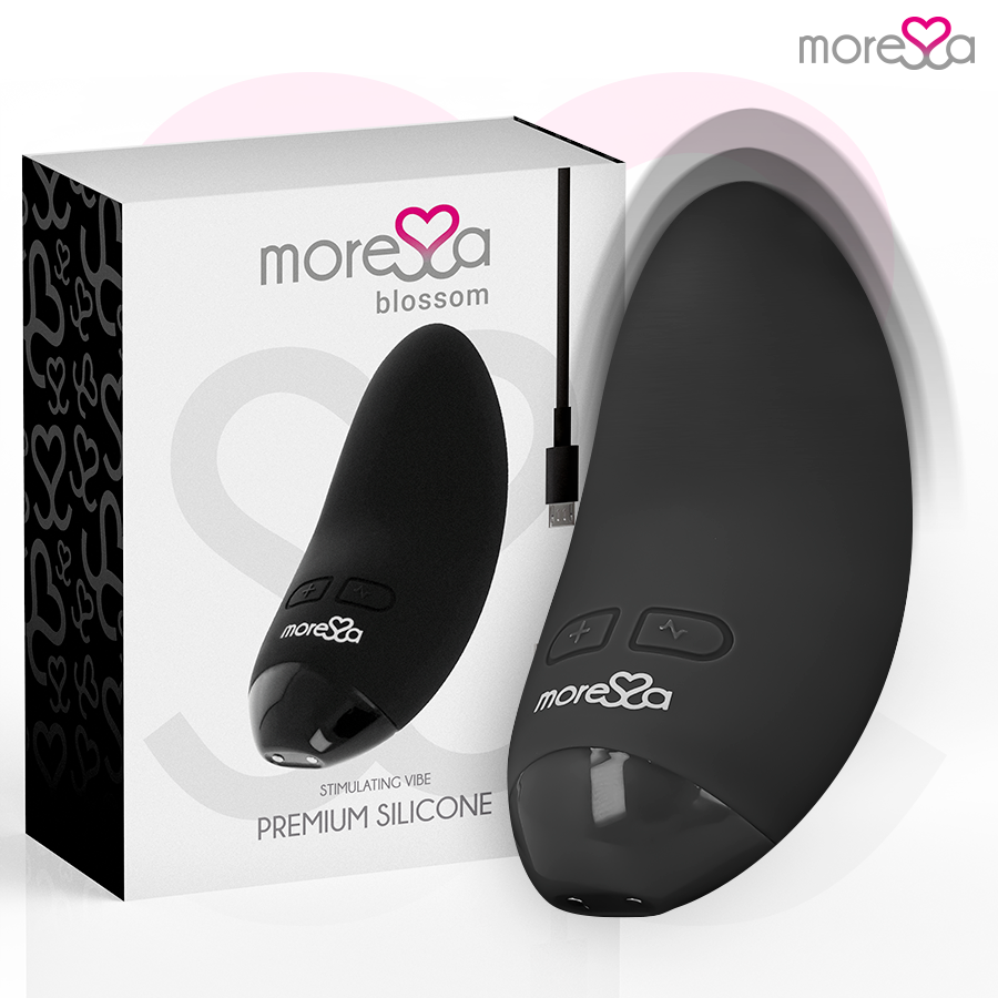 Мини вибратор MORESSA Blossom, черен