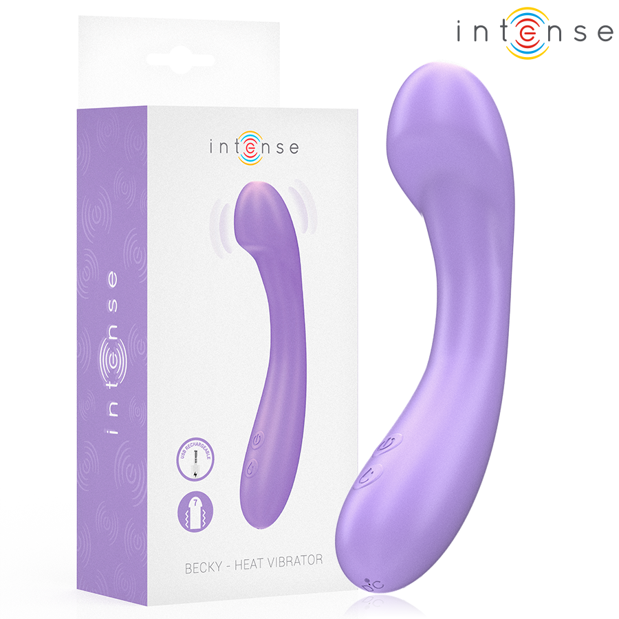 INTENSE BECKY вибратор с функция за затопляне, 19 cm