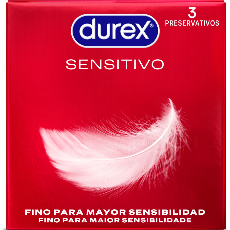 Тънки презервативи Durex Sensitive, 3 броя